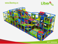 Indoor Amusement Playground With Climbing Frame